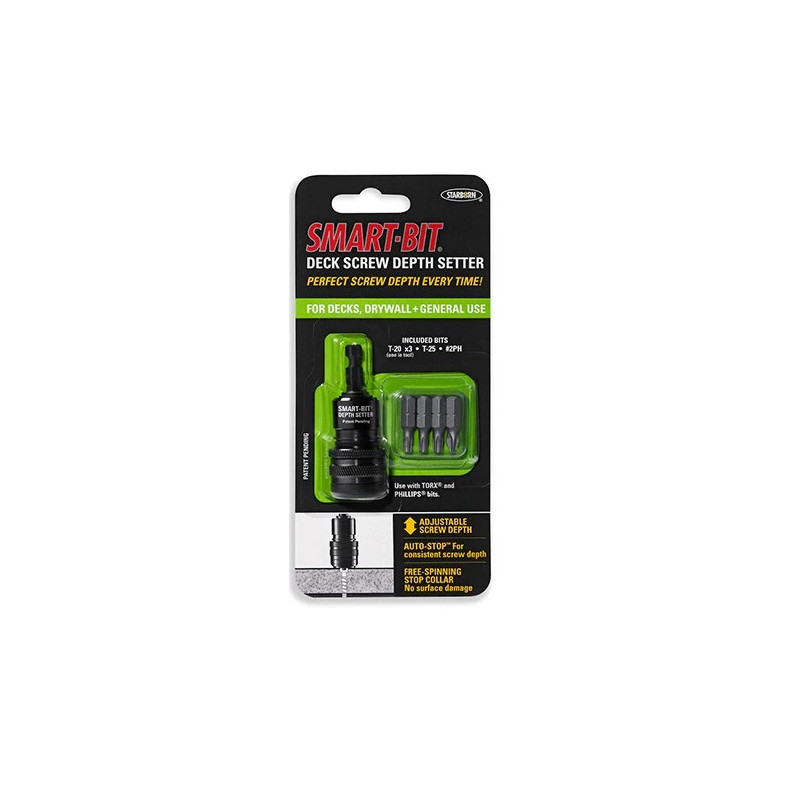 Smart bit with adjustable depth